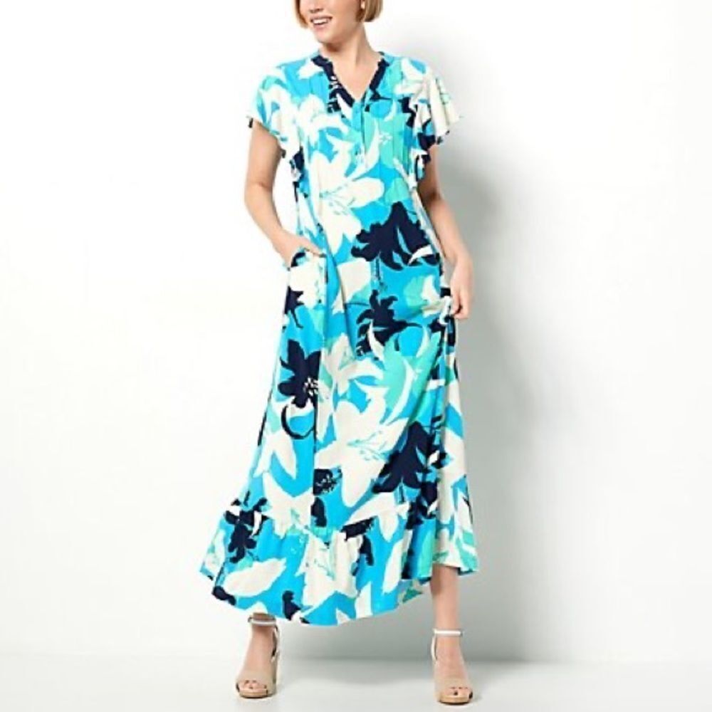 Studio Park x Amy Stran Floral Effortless Maxi Dress